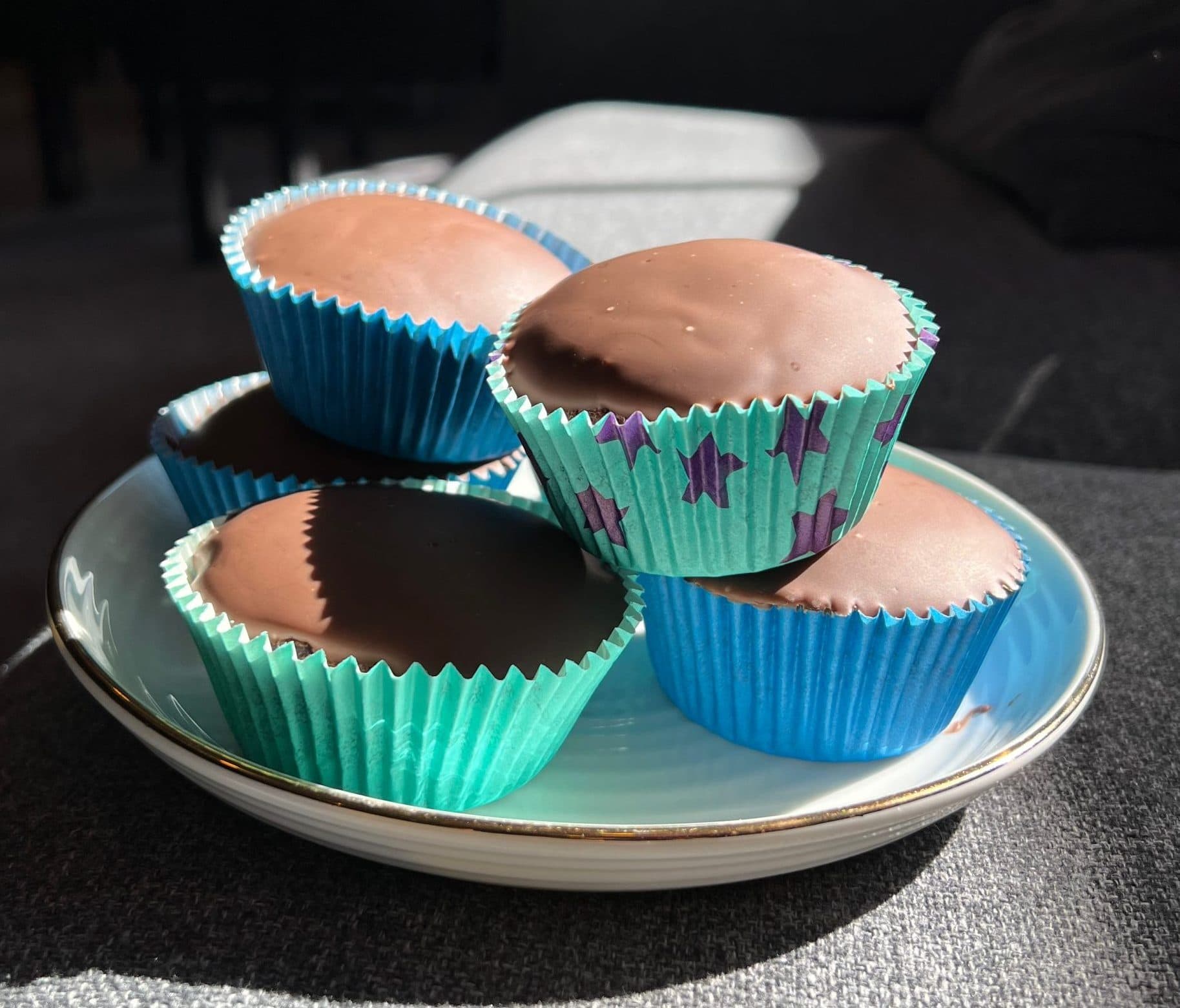 kolmensuklaanmuffinssit