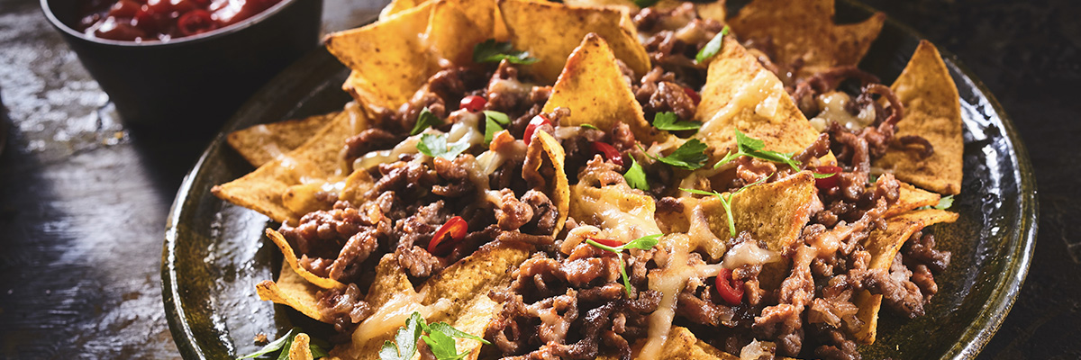 Hyvää ruokaa viikonlopuksi nachopelti