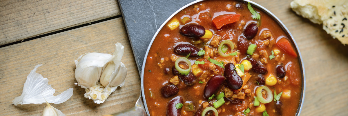 Helppoja kasvisruokia chili sin carne