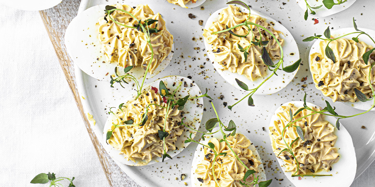 Deviled eggs eli paholaisen munat